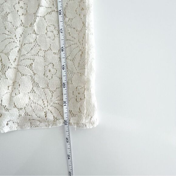 Volcom Not So Classic Tank Floral Lace Women's S Cream NWT - Picture 7 of 7
